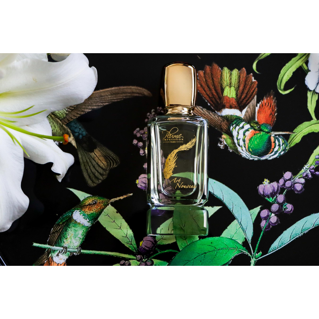 Art Nouveau Plume Impression